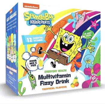 SpongeBob Multivitamin Tropical Fizzy Drink Sachets
