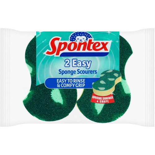 Spontex Easy Sponge Scourers (2)