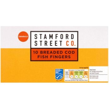 Stamford Street Co. Breaded Cod Fish Fingers (10 x 250g)