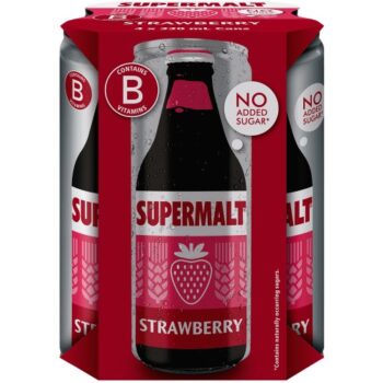 Supermalt No Added Sugar Strawberry