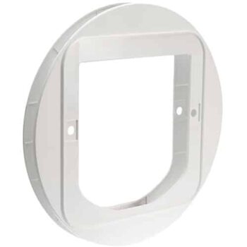 Sureflap Microchip Cat Flap And Cat Flap Connect Mounting Adaptor White