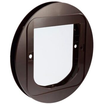 Sureflap Microchip Cat Flap Mounting Adaptor Brown
