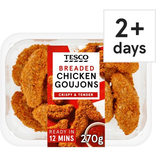 Tesco Breaded Chicken Goujons (270g)