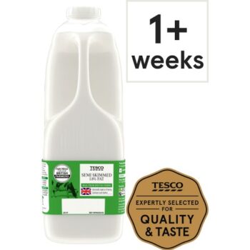 Tesco British Semi Skimmed Milk (2.272l, 4pts)