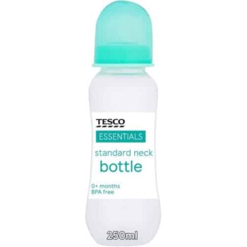 Tesco Essentials Baby Feeding Bottle (250ml)