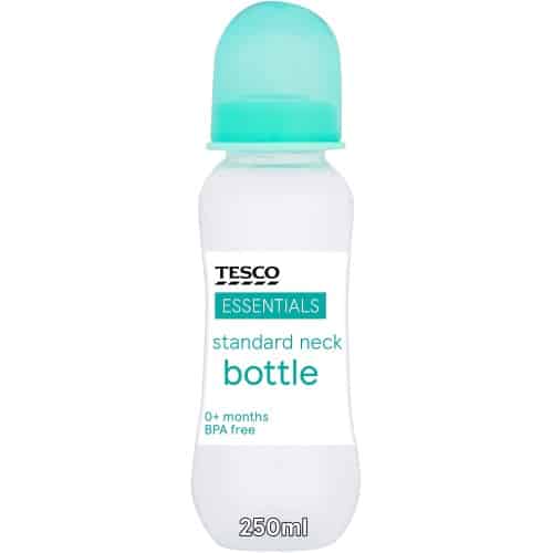 Tesco Essentials Baby Feeding Bottle (250ml)