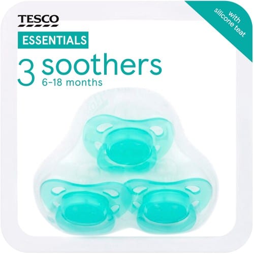 Tesco Essentials Baby Soothers (3)
