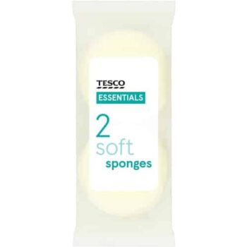 Tesco Essentials Soft Sponges (2)