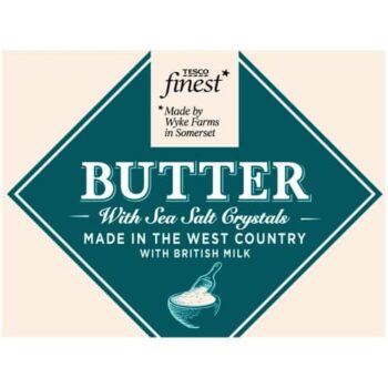 Tesco Finest West Country Butter & Sea Salt (250g)