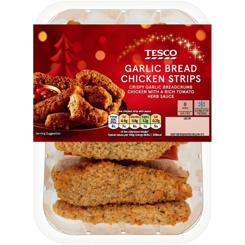 Tesco Garlic Bread Chicken Sticks with Marinara Dip