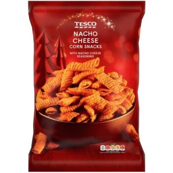 Tesco Nacho Cheese Corn Snacks