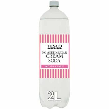Tesco No Added Sugar Cream Soda (2 Litre)
