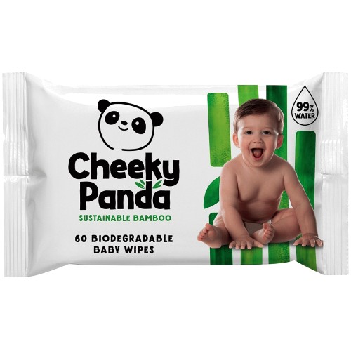 The Cheeky Panda Biodegradable Bamboo Baby Wipes Single Pack