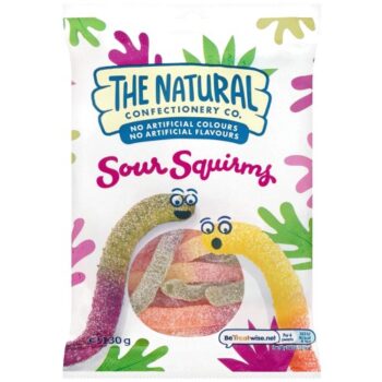 The Natural Confectionery Co. Sour Jelly Squirms Sweets Bag