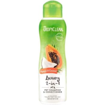 TropiClean Papaya and Coconut Shampoo (355ml)