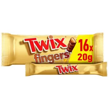 Twix Chocolate Biscuit Fingers Multipack (16 x 20g)