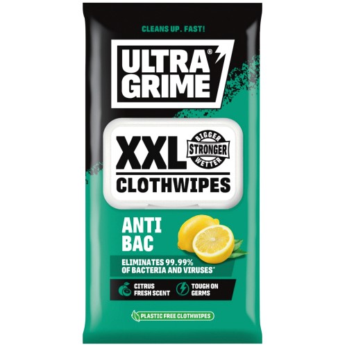 UltraGrime Anti-Bac XXL Clothwipes