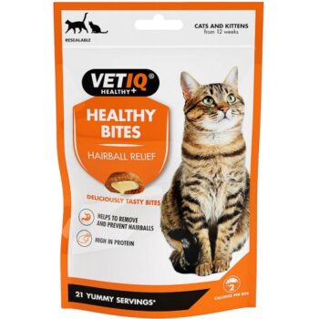 Vetiq Hairball Remedy Healthy Bites Treats For Cats & Kittens