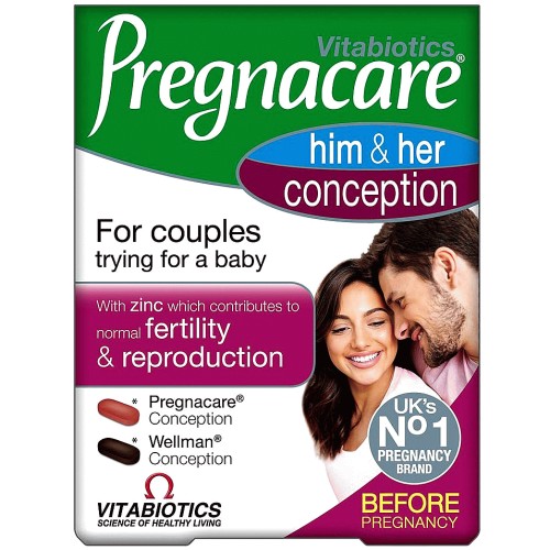 Vitabiotics Pregnacare Him & Her Conception 60 Tablets (60)