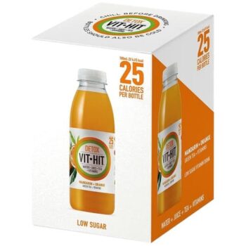 VITHIT Orange & Mandarin Vitamin Drink (4 x 500ml)