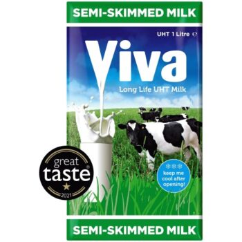 Viva Semi-Skimmed Long-Life Milk (1 Litre)