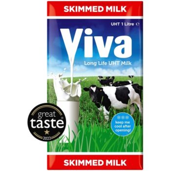 Viva Skimmed Long-Life Milk (1 Litre)