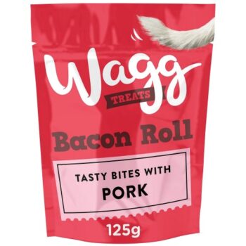 Wagg Bacon Roll Dog Treats (125g)