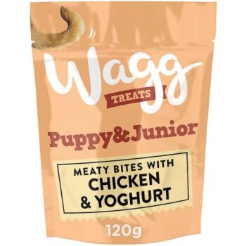 Wagg Puppy And Junior Meaty Bites With Chicken And Yoghurt Dog Treats