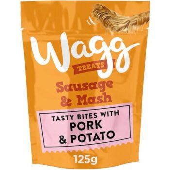 Wagg Sausage And Mash Tasty Bites With Pork And Potato Dog Treats