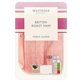 Waitrose British Finely Sliced Ham (115g)