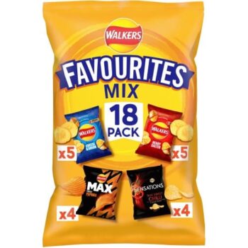 Walkers Favourites Mix Multipack Snacks Crisps