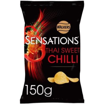 Walkers Sensations Thai Sweet Chilli Sharing Crisps (150g)