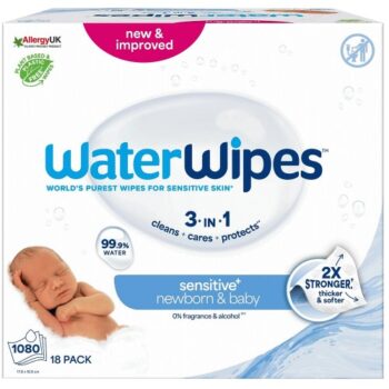 WaterWipes Sensitive Baby & Newborn Wipes (1080 Wipes) (18)