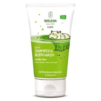 Weleda Kids Lime 2in1 Vegan Shampoo & Body Wash (150ml)