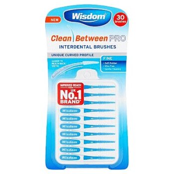 Wisdom Clean Between Pro Fine Interdental Brushes (30)
