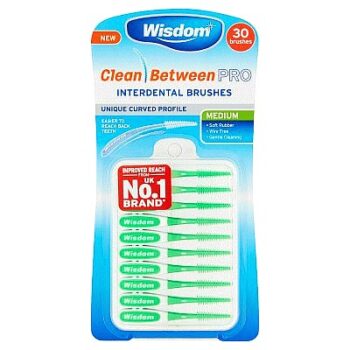 Wisdom Clean Between Pro Medium Interdental Brushes (30)