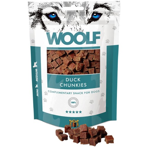 Woolf Duck Chunkies Dog Treats
