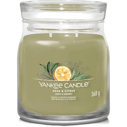 Yankee Candle Signature Medium Jar Sage & Citrus (368g)