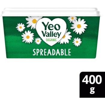 Yeo Valley Organic Spreadable Blend of Butter & Rapeseed Oil (400g)