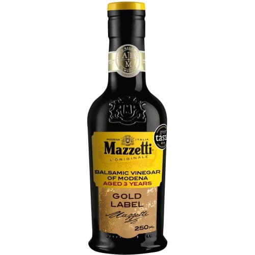Mazzetti Gold Label Balsamic Vinegar of Modena Aged 4 Leaf (250ml)